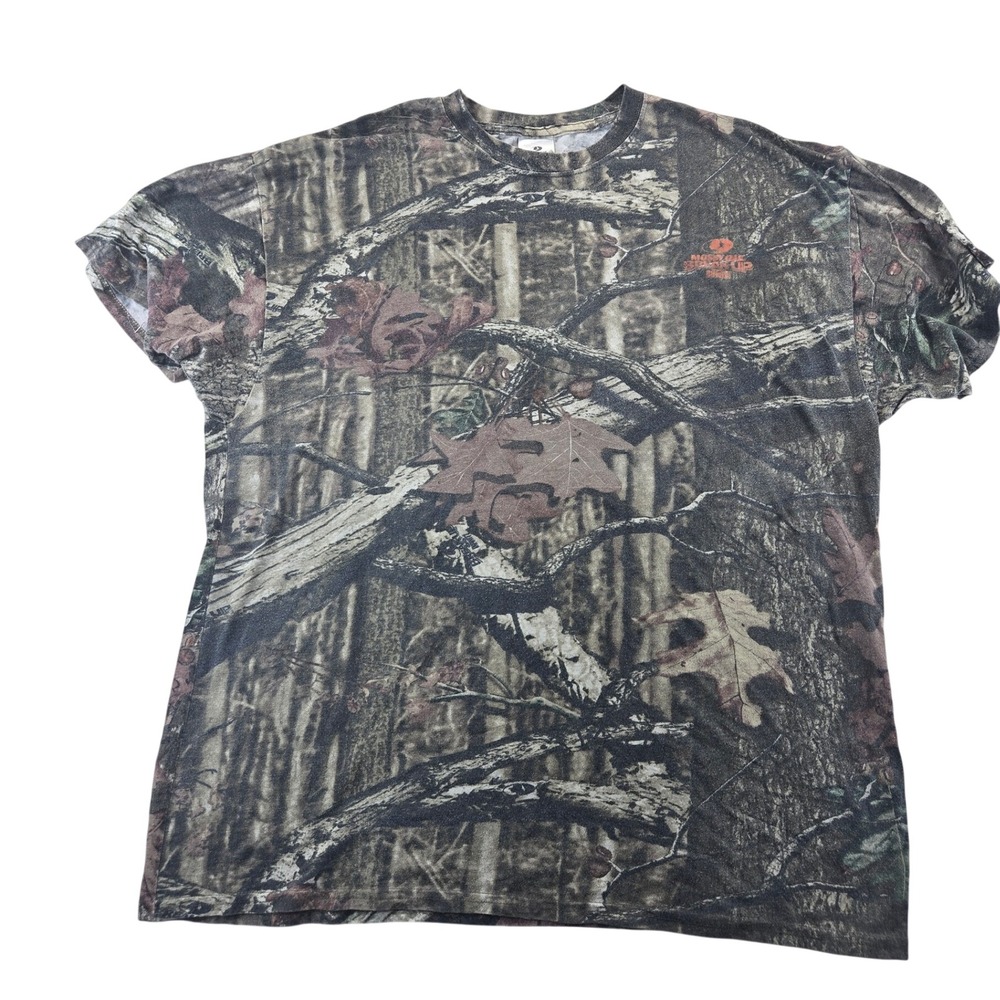 Mossy Oak T-Shirt Mens XL Camo Break-Up Infinity Hunting Camouflage Short Sleeve